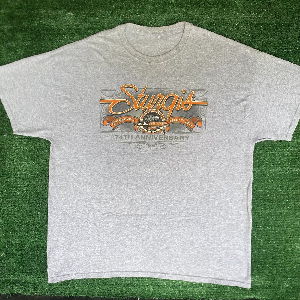 Vintage Y2K Sturgis Motorcycle Rally Shirt Punk Biker Tee